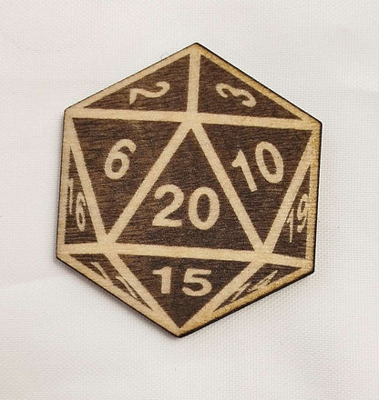 Magnet dès à 20 faces obscur Product vendor