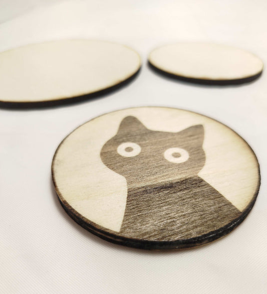 Dessous de verre void cat semi-gravé (liquidation spéciale) Product vendor