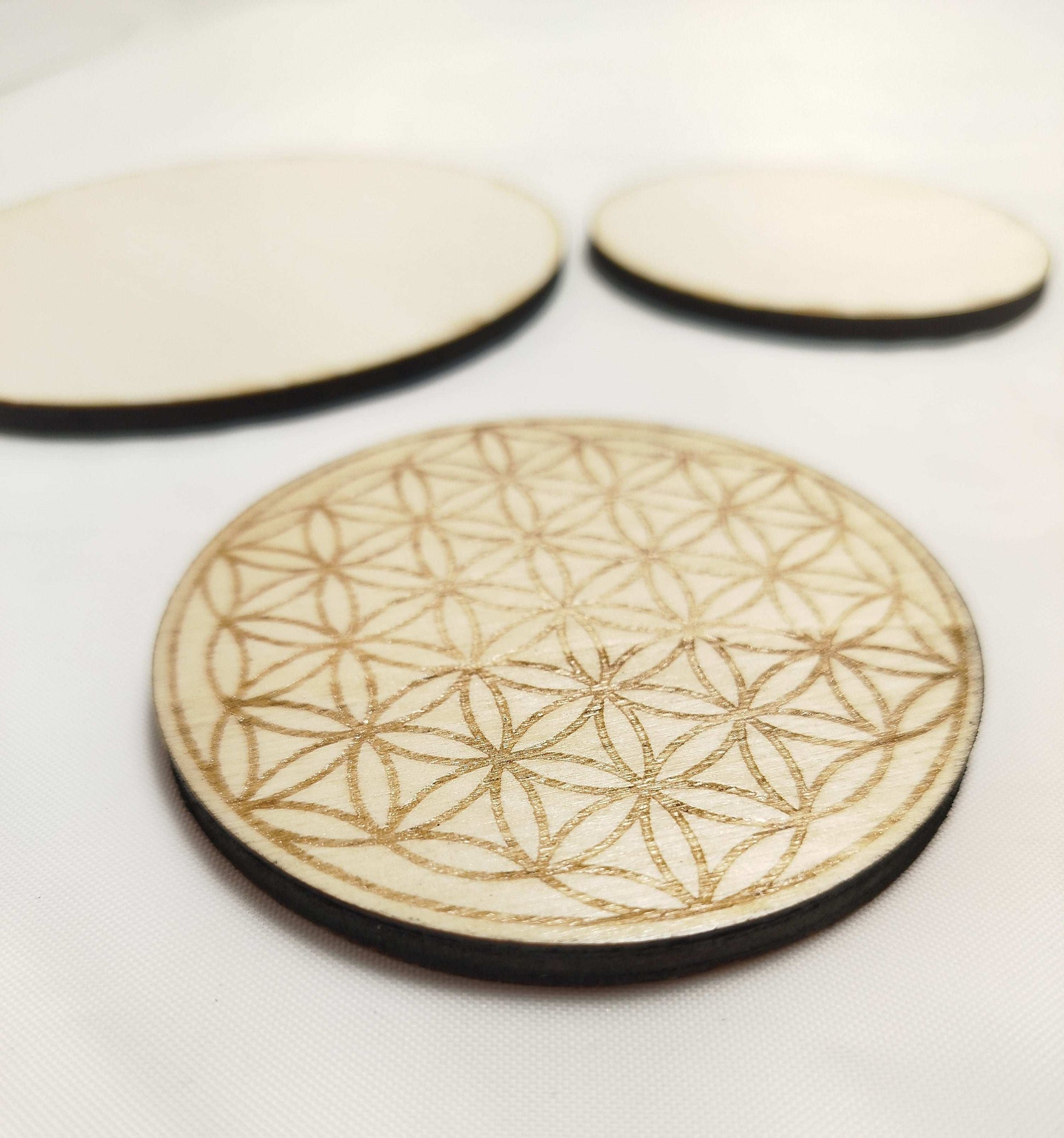 Dessous de verre Fleur de vie (liquidation spéciale) Product vendor