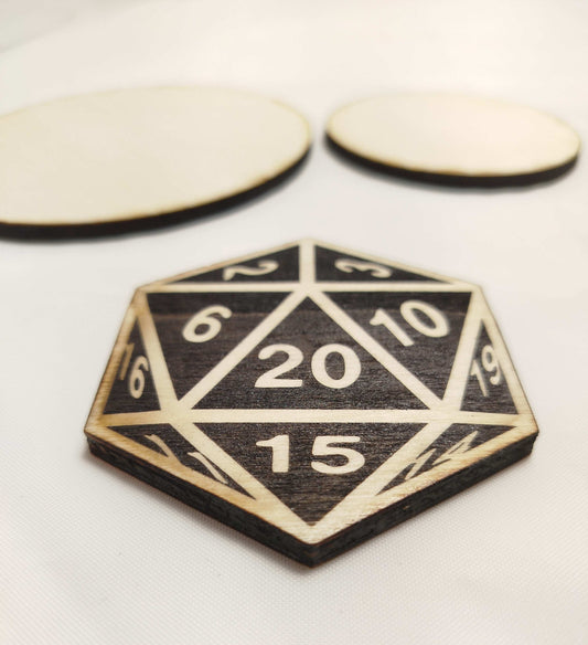 Dessous de verre dès 20 faces obscur (liquidation spéciale) Product vendor