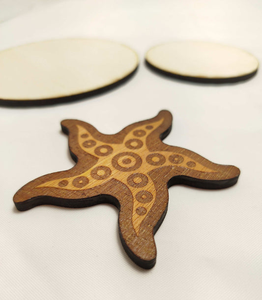 Dessous de verre étoile de mer (liquidation spéciale) Product vendor