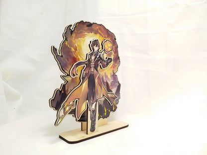 STANDEE en bois - Genshin Impact - Zhongli Product vendor