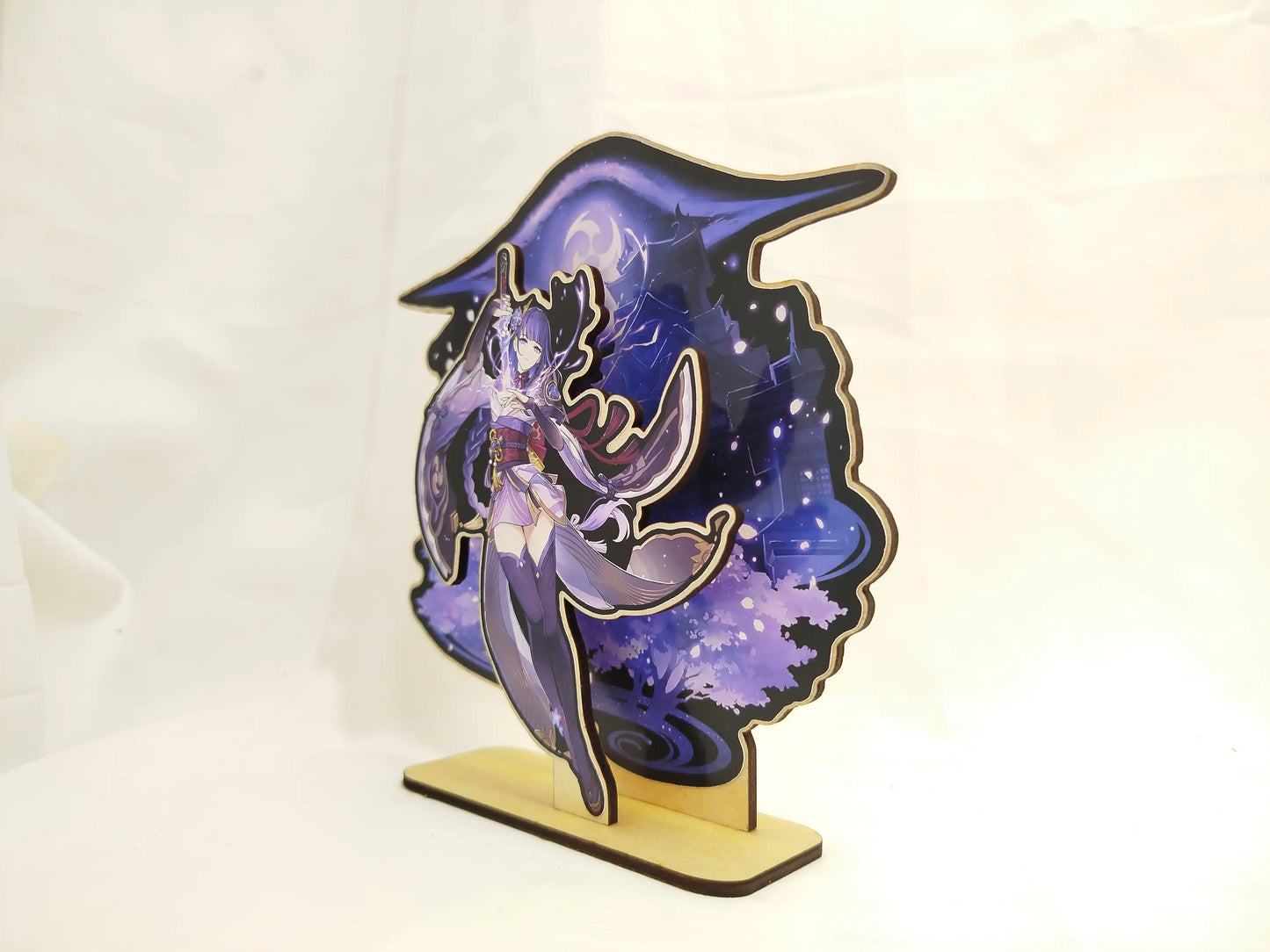 STANDEE en bois - Genshin Impact - Raiden Shogun Product vendor