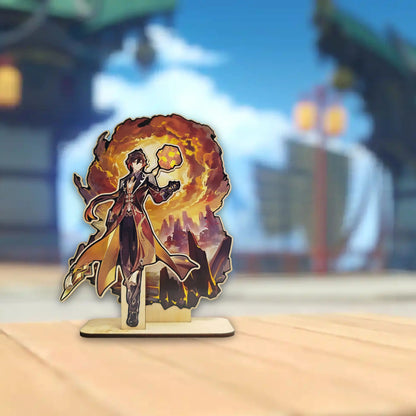 STANDEE en bois - Genshin Impact - Zhongli Product vendor